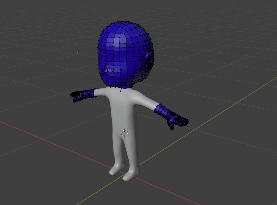 Retopo Char Hands